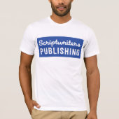 Solid Royal Blue Scriptwriters T-shirt (Voorkant)