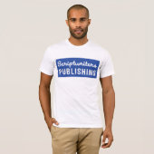 Solid Royal Blue Scriptwriters T-shirt (Voorkant volledig)