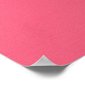 Solid-roze2 ZONDER MEESTAL PINK ACHTERGROND SJABLO Poster (Hoek)