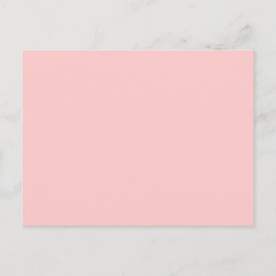 Solid roze achtergrondwebkleur FFCCCC Briefkaart