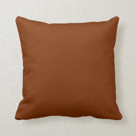 Solid Rust Oranje Pop van kleur Kussen