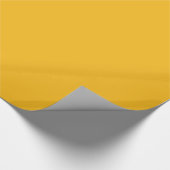 Solid Saffron Yellow / Gold Cadeaupapier (Hoek)