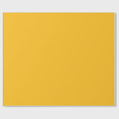 Solid Saffron Yellow / Gold Cadeaupapier (Vlak)