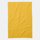 Solid Saffron Yellow / Gold Theedoek (Verticaal)