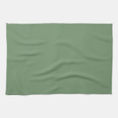 Solid Sage Green Kitchen Towel Theedoek (Horizontaal)