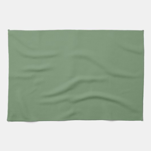 Solid Sage Green Kitchen Towel Theedoek (Horizontaal)