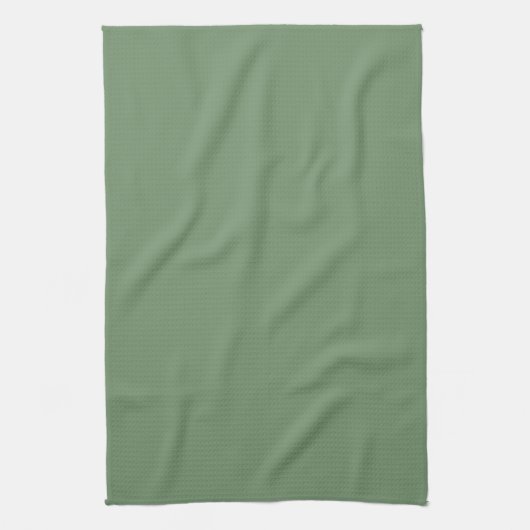 Solid Sage Green Kitchen Towel Theedoek (Verticaal)