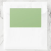 Solid Sage Green Rectangle Stickers (Tas)