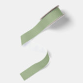 Solid Sage GreenGrosgrain lint – 1,5 inch breed (Achterkant)