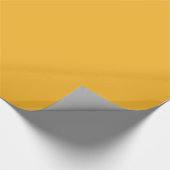 Solid School Colors - Gold Cadeaupapier (Hoek)