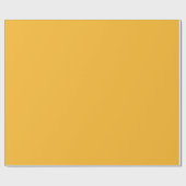 Solid School Colors - Gold Cadeaupapier (Vlak)