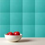 Solid sea green tegeltje<br><div class="desc">Solid color sea green design.</div>