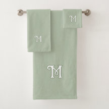 Solid serene salie monogram