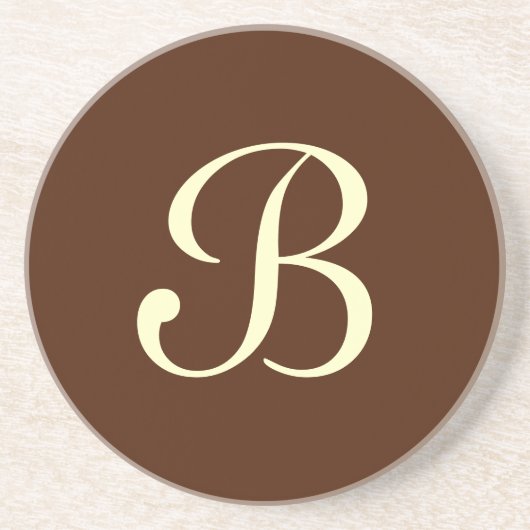 Solid Serie—Bruin onderzetter (Voorkant)