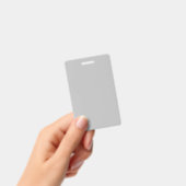 Solid Silver Name Badge Slank en minimaal ontwerp (Handheld)