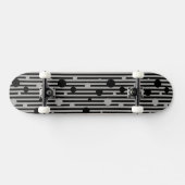 Solid Silver Persoonlijk Skateboard (Horizontaal)