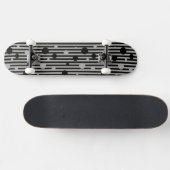 Solid Silver Persoonlijk Skateboard (Horizontaal)