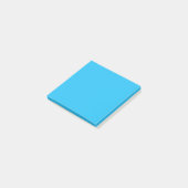 Solid Sky Blauwe Kleur Post-it® Notes (Schuin)