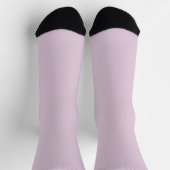 Solid Soft Light Pastel Lavender Purple Color Sokken (Top)