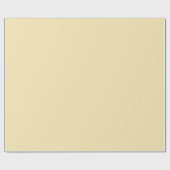 Solid Soft Light Pastel Lemon Yellow Kleur Cadeaupapier (Vlak)