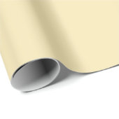 Solid Soft Light Pastel Lemon Yellow Kleur Cadeaupapier (Rol Hoek)
