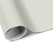 Solid Soft Light Pastel Misty Sage Green Kleur Cadeaupapier (Rol Hoek)