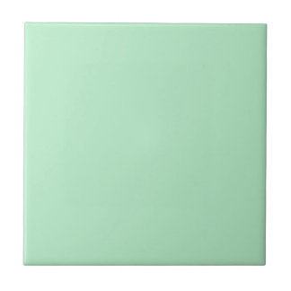 Solid Soft Mint Green Tile Tegeltje