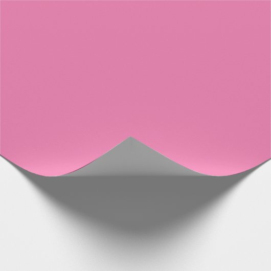 Solid soft pink cadeaupapier (Hoek)
