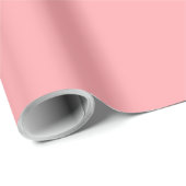 Solid soft pink cadeaupapier (Rol Hoek)