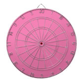 Solid soft pink dartbord (Voorkant)
