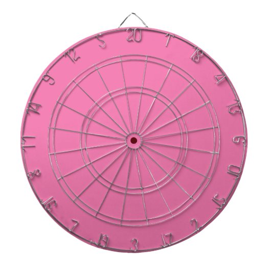 Solid soft pink dartbord (Voorkant)