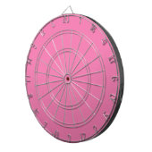 Solid soft pink dartbord (Voorkant Rechts)
