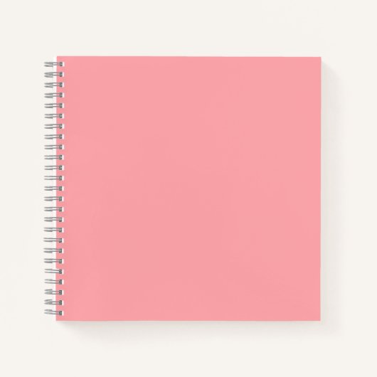 Solid soft pink notitieboek (Voorkant)