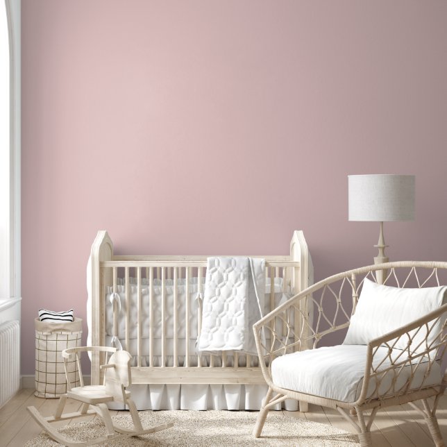 Solid Soft Roze Behang (Kinderen)