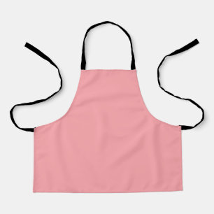 Solid soft roze schort