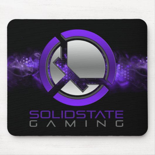 Solid State-gamemousepad - Paars Muismat (Voorkant)