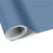 Solid steel blue cadeaupapier (Rol Hoek)