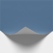 Solid steel blue cadeaupapier (Hoek)