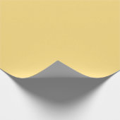 Solid sunlight pastel geel cadeaupapier (Hoek)