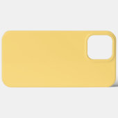 Solid sunlight pastel geel Case-Mate iPhone case (Achterkant (horizontaal))