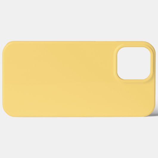Solid sunlight pastel geel Case-Mate iPhone case (Achterkant (horizontaal))