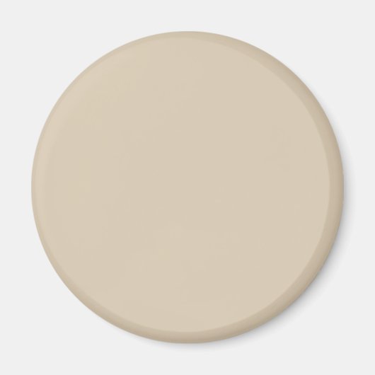 Solid Tan Solid Color Magneet (Voorkant)