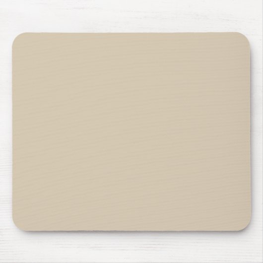 Solid Tan Solid Color Muismat (Voorkant)