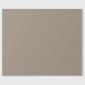 Solid taupe dusty brown cadeaupapier (Vlak)