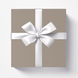 Solid taupe dusty brown cadeaupapier