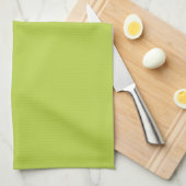 Solid Tender Shoots Green Kitchen Towel Theedoek (Quarter Fold)