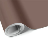 Solid tiramisu donkerbruin cadeaupapier (Rol Hoek)