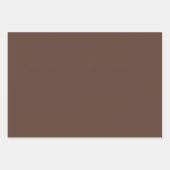 Solid tiramisu donkerbruin inpakpapier vel (Voorkant 3)
