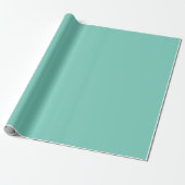 Solid Turquoise Wrapping Paper / Gift Wrap Cadeaupapier (Uitgerold)