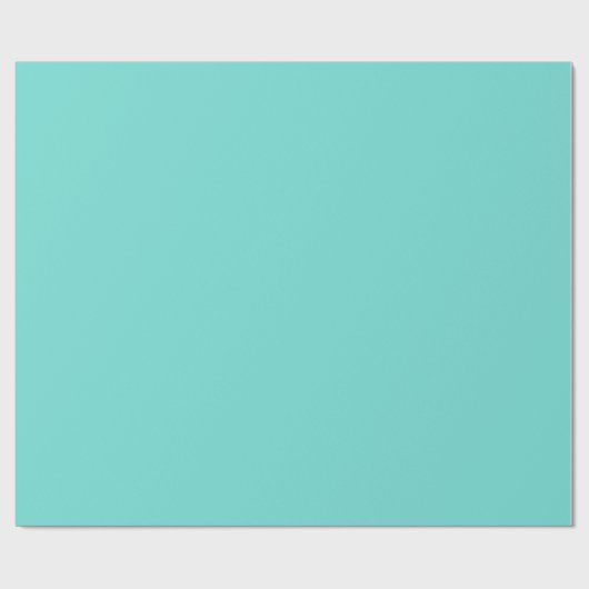 SOLID TURQUOISE | WRAPPORTEUR CADEAUPAPIER (Vlak)